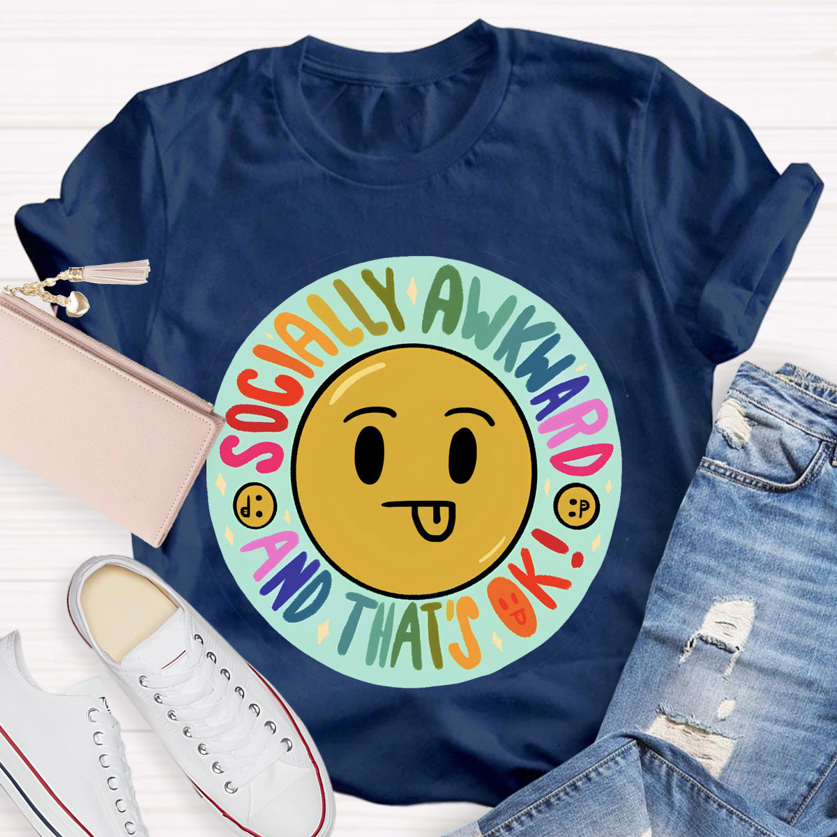 Smail That‘s Ok Teacher T-Shirt
