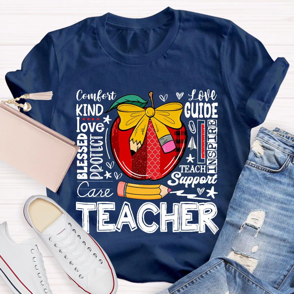 Teacher Caring And Be Kind For Students T-Shirt