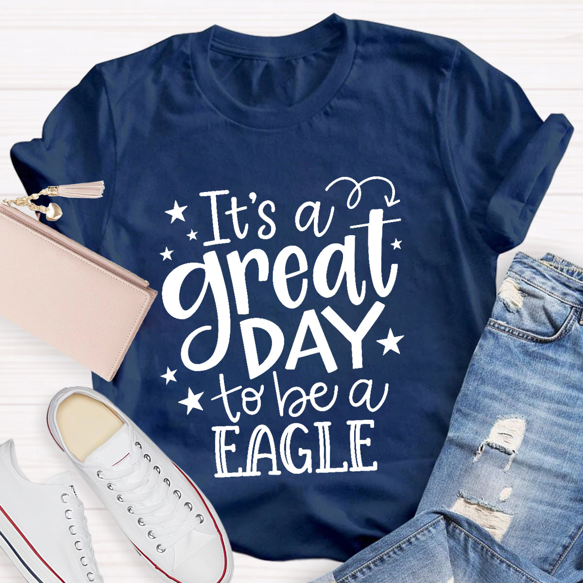 Personalized Mascot It's A Great Day To Be A Bulldog Teacher T-Shirt