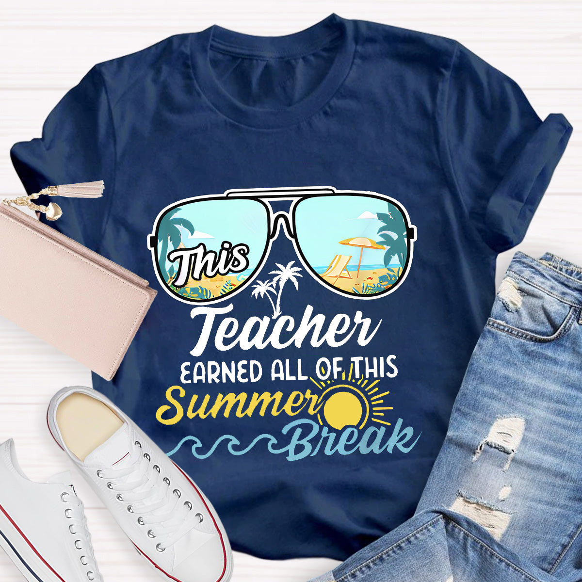 All Of This Summer Break Teacher T-Shirt