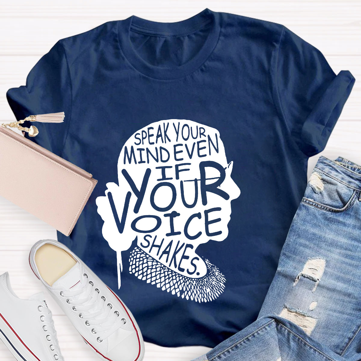 Speak Your Mind Even If Your Voice Shakes T-Shirt