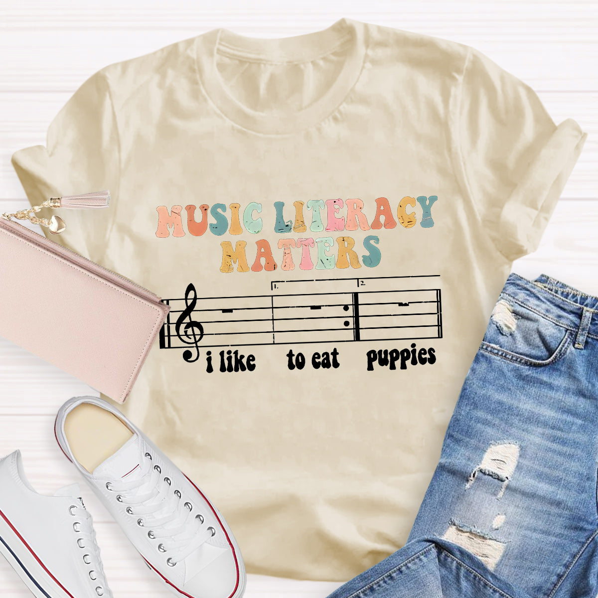 Music Literacy Matters Teacher T-Shirt