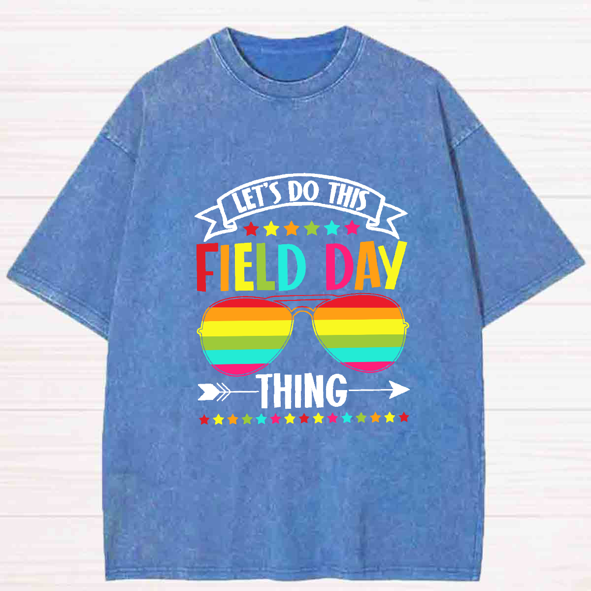 Let's Do This Field Thing Washed T-shirt