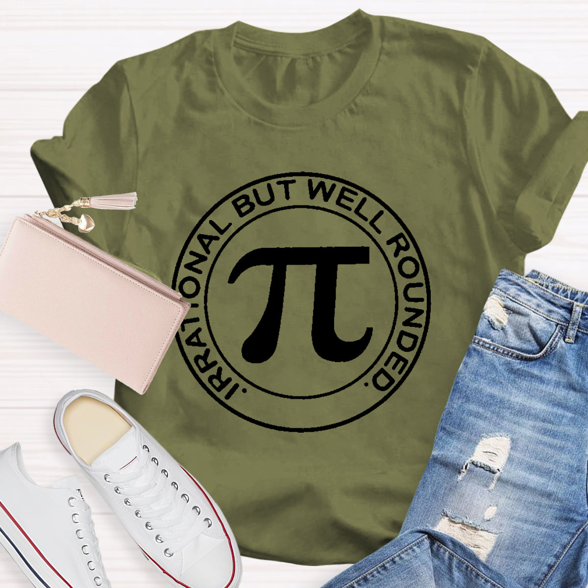 Irrational But Well Rounded Math Teacher T-Shirt
