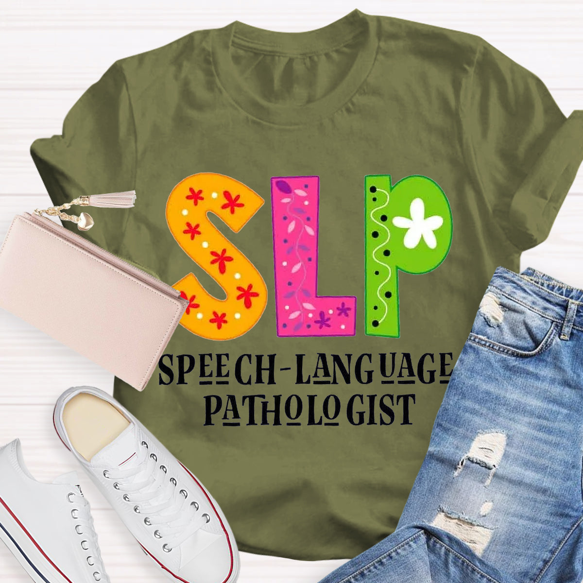 SLP Speech Language Pathologist Teacher T-Shirt