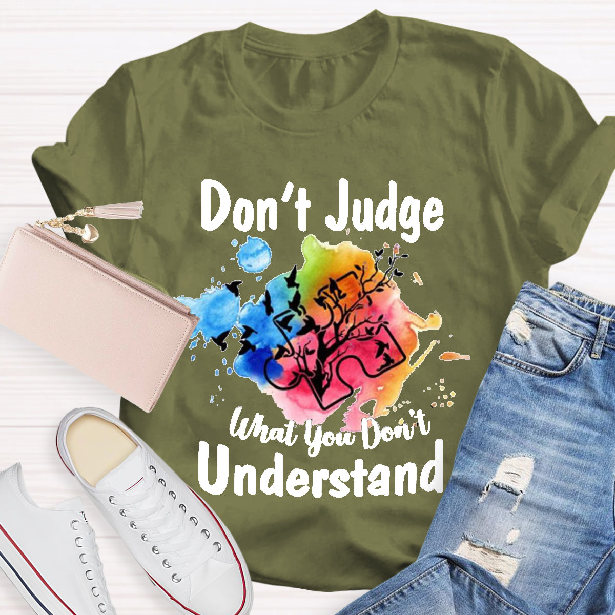 Don't Judge What You Don't Understand Teacher T-Shirt