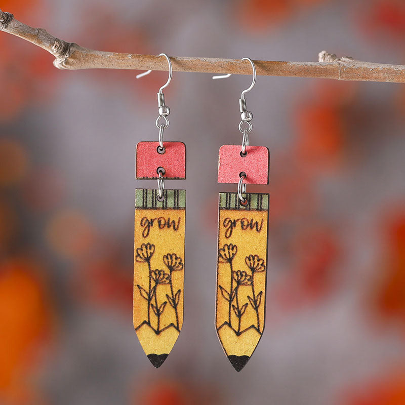 Teaching And Learning About Rainbow Pencil Earrings
