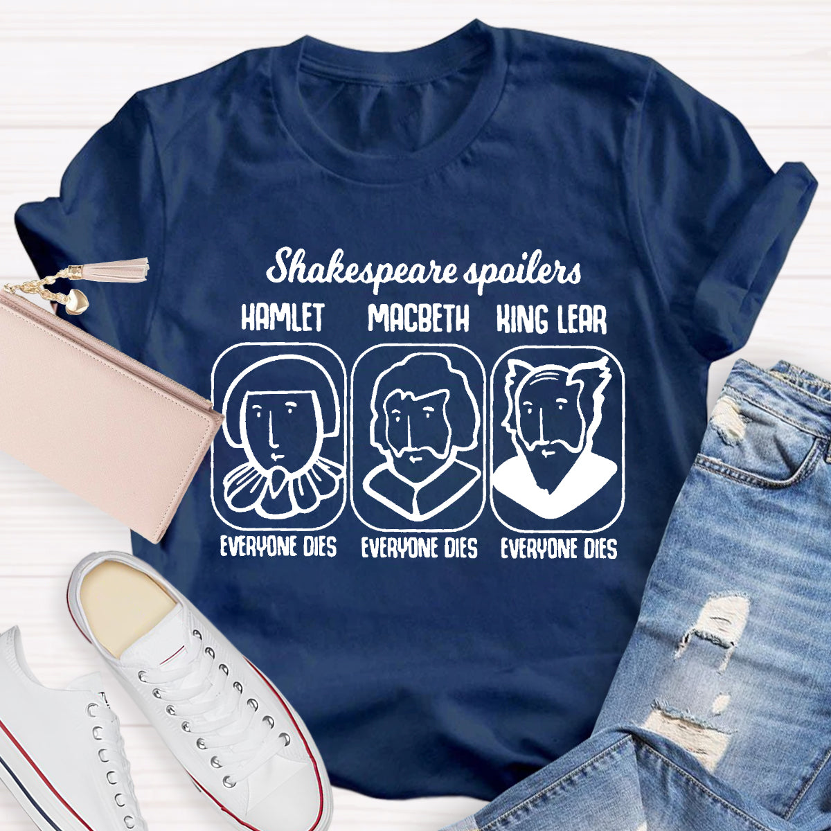 Shakespeare Spoilers Teacher T-Shirt