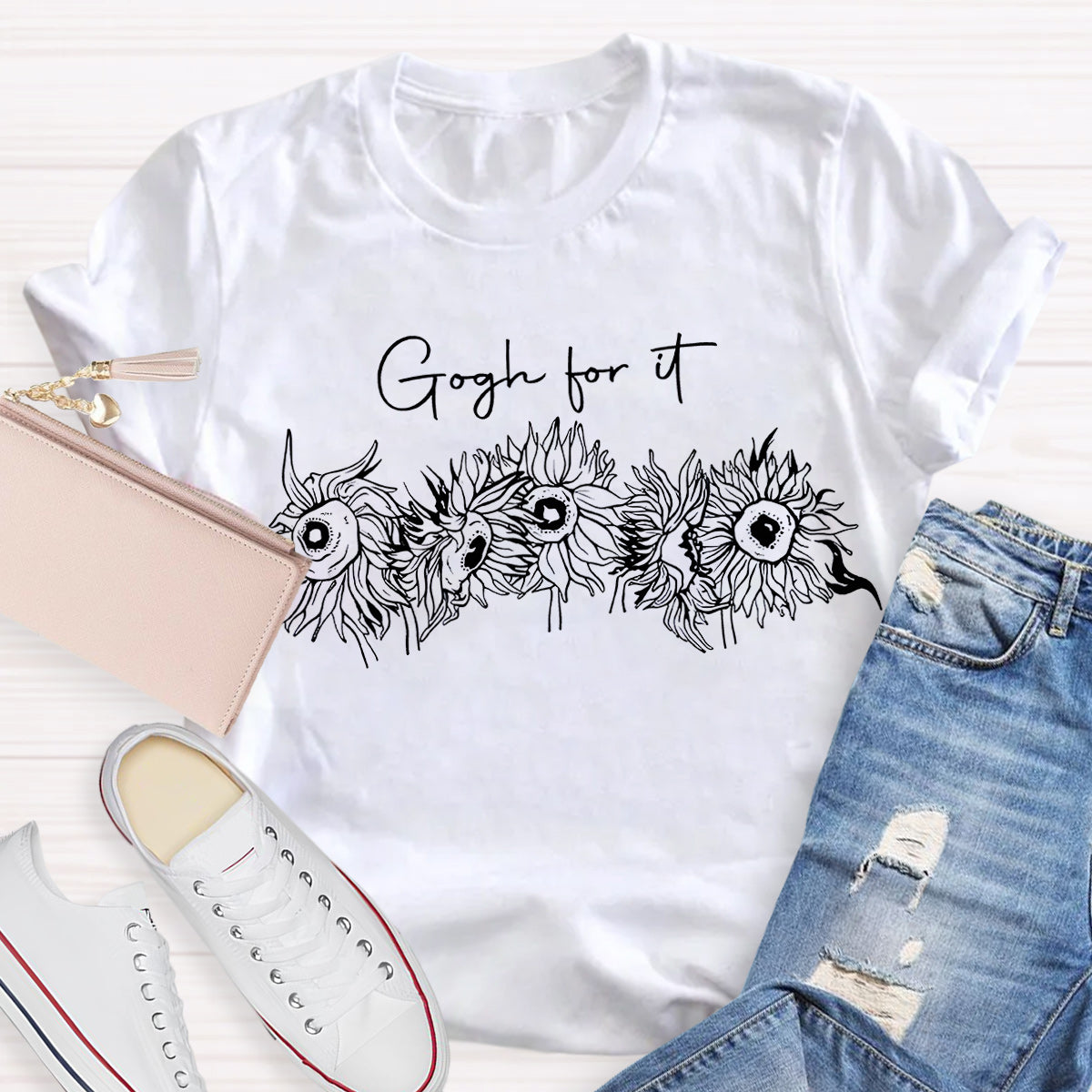 Go For It Art Teacher T-Shirt