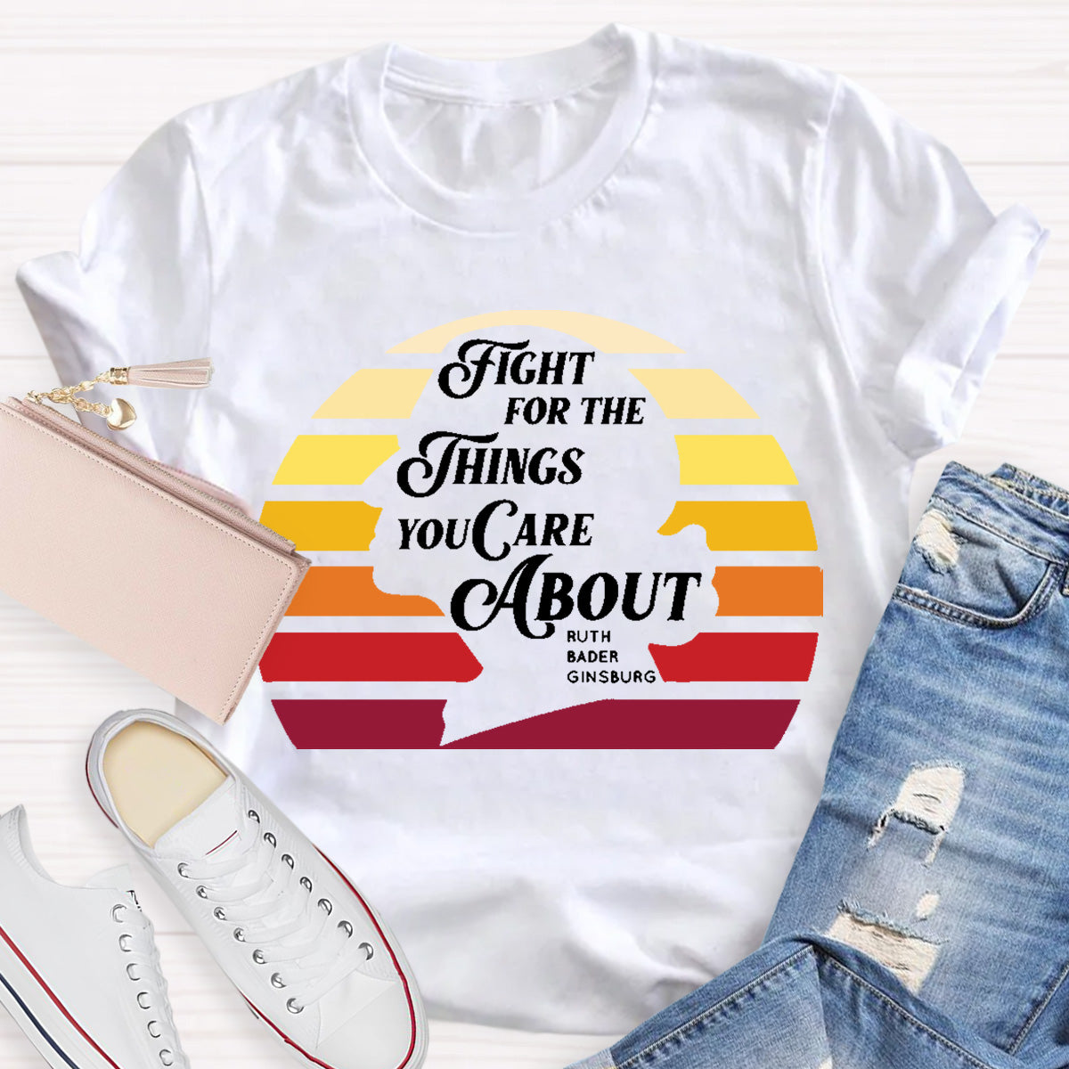 Fright for The Things You Care About Teacher T-Shirt