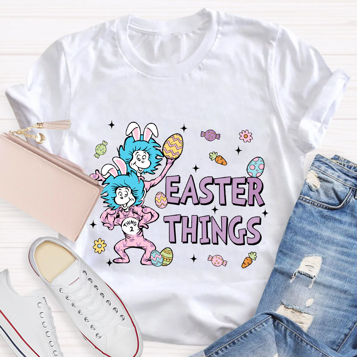 Easter Things Teacher T-Shirt