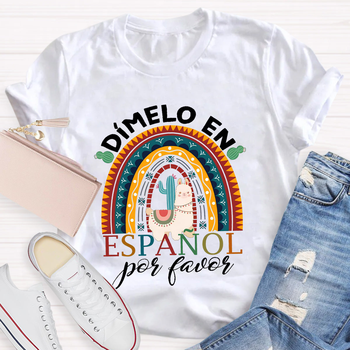 DimeLo En Espanol Teacher T-Shirt