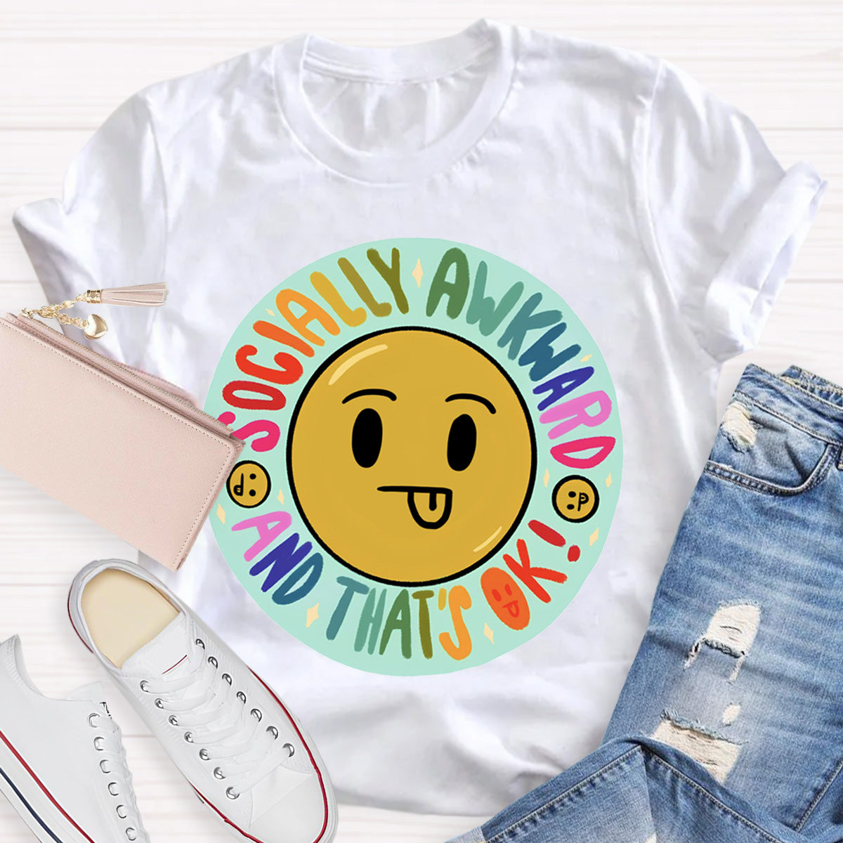 Smail That‘s Ok Teacher T-Shirt