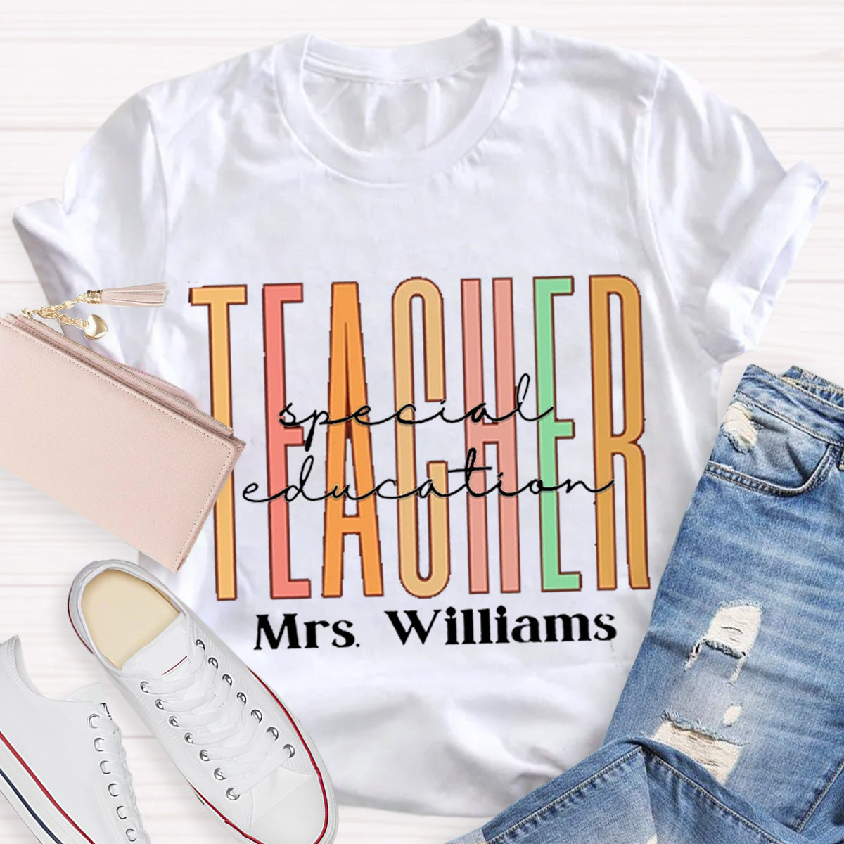 Personalized Sped Teacher T-Shirt