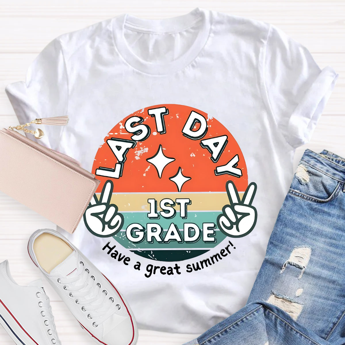 Personalize Grade Have A Great Summer Teacher T-Shirt