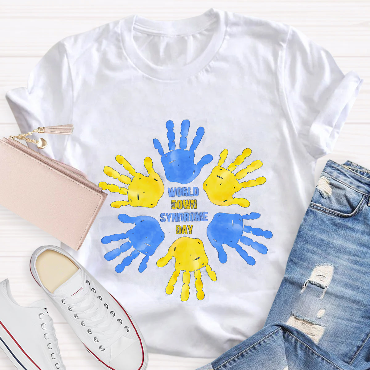 World Down Syndrome Day Teacher T-Shirt