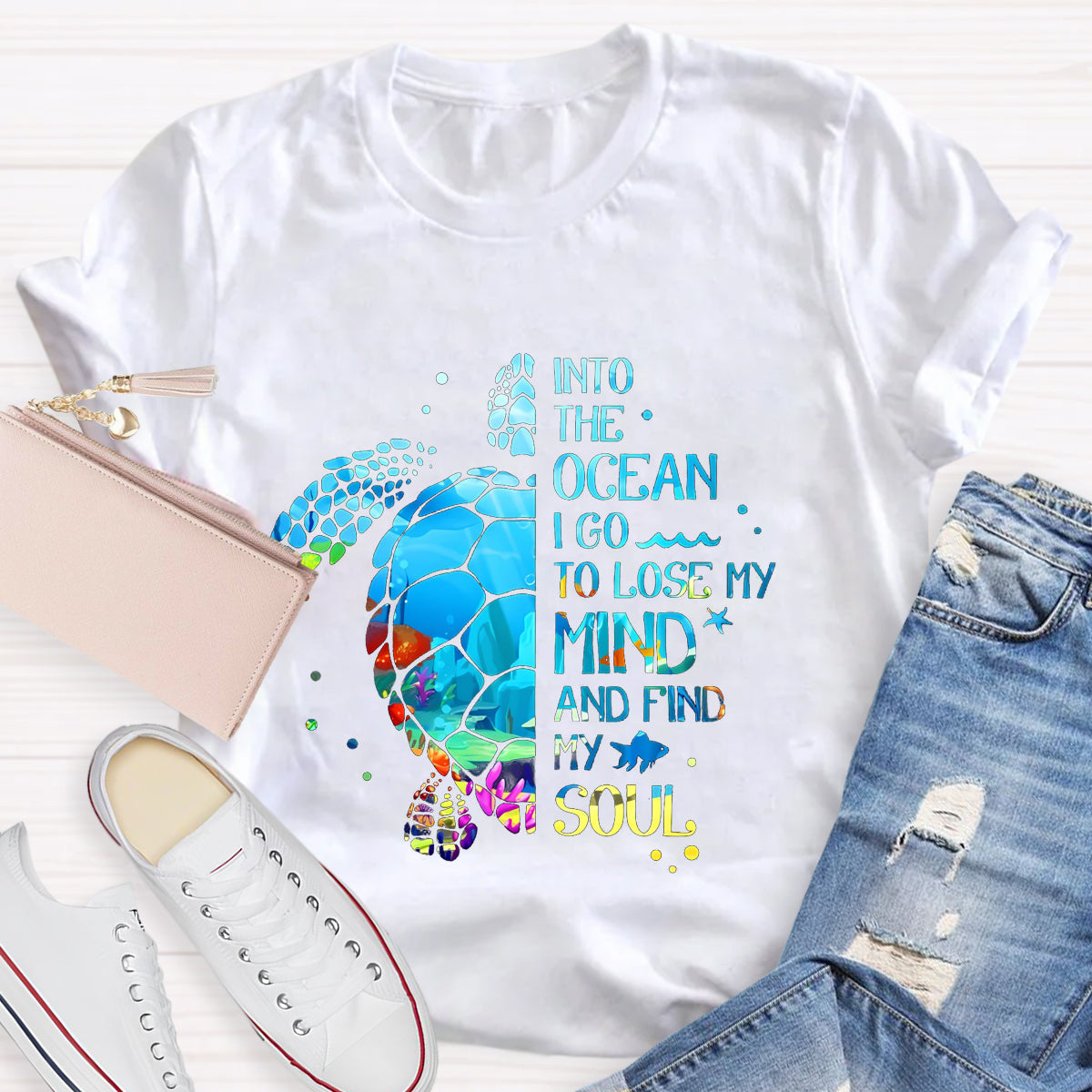 Into The Ocean I Go To Lose My Mind And Find My Soul  T-Shirt