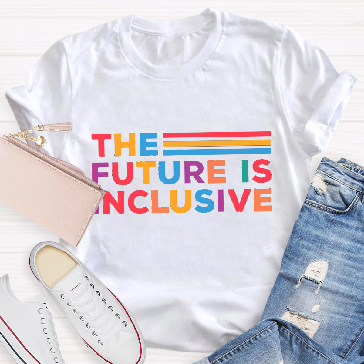 The Future Is Inclusive Teacher T-Shirt