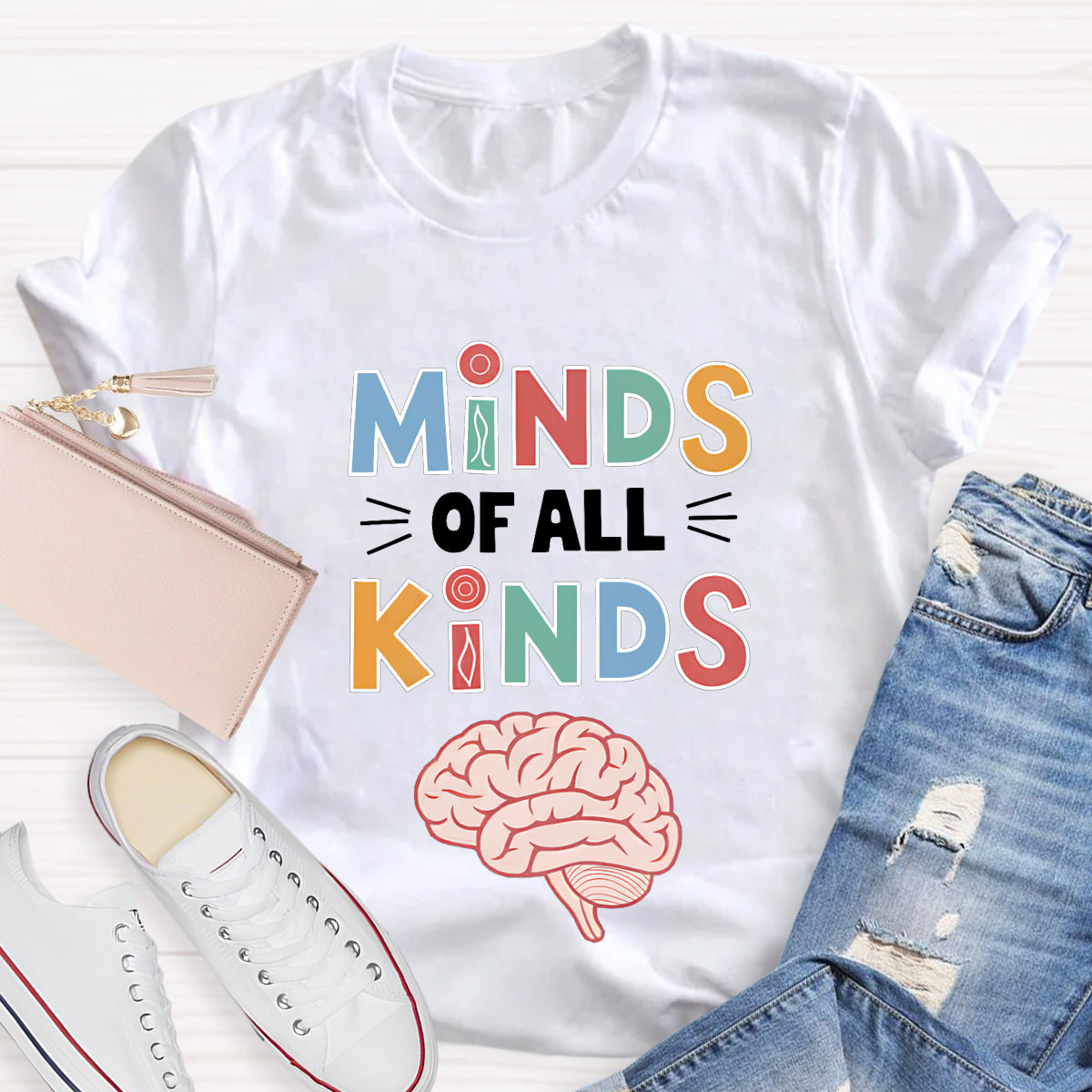 Minds Of All Kinds Teacher T-Shirt