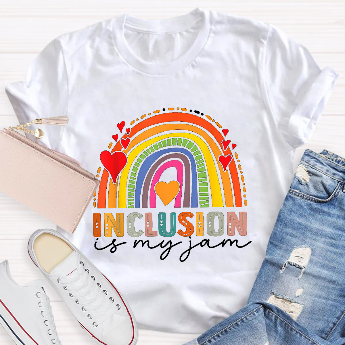 Inclusion Is My Jam Teacher T-Shirt
