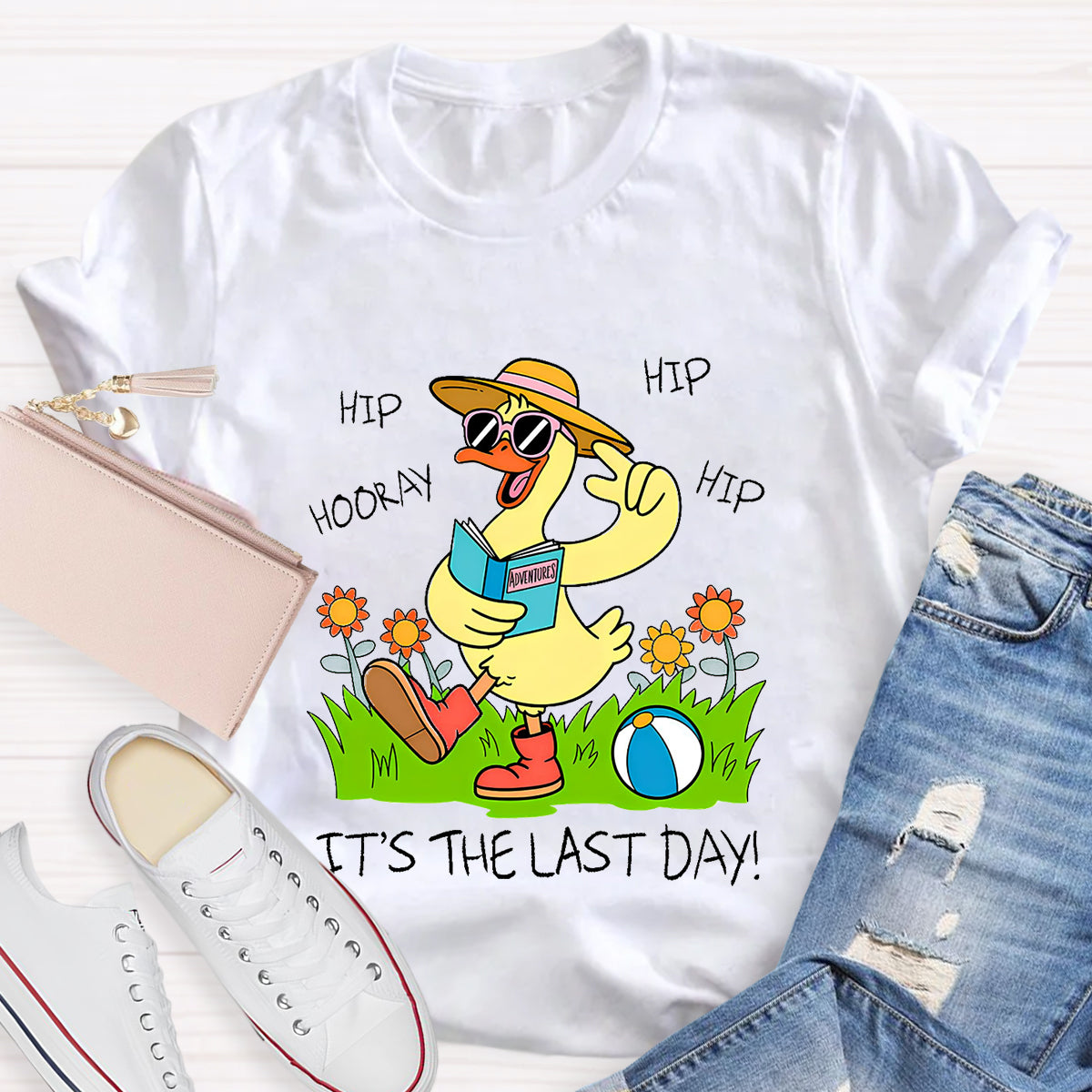 Hip Hooray It's The Last Day Funny Durk T-Shirt