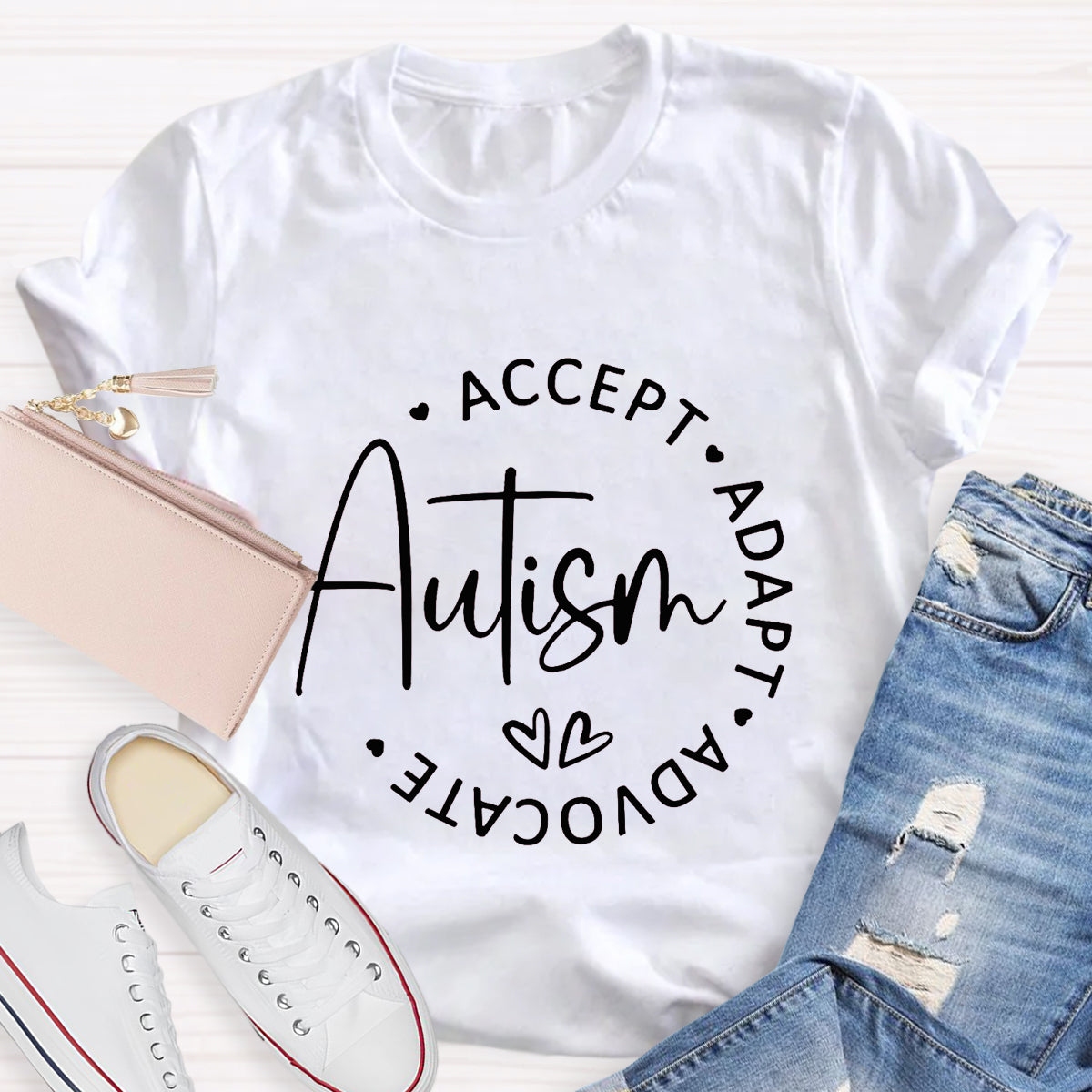 Autism Accept Adapt Advocate T-Shirt