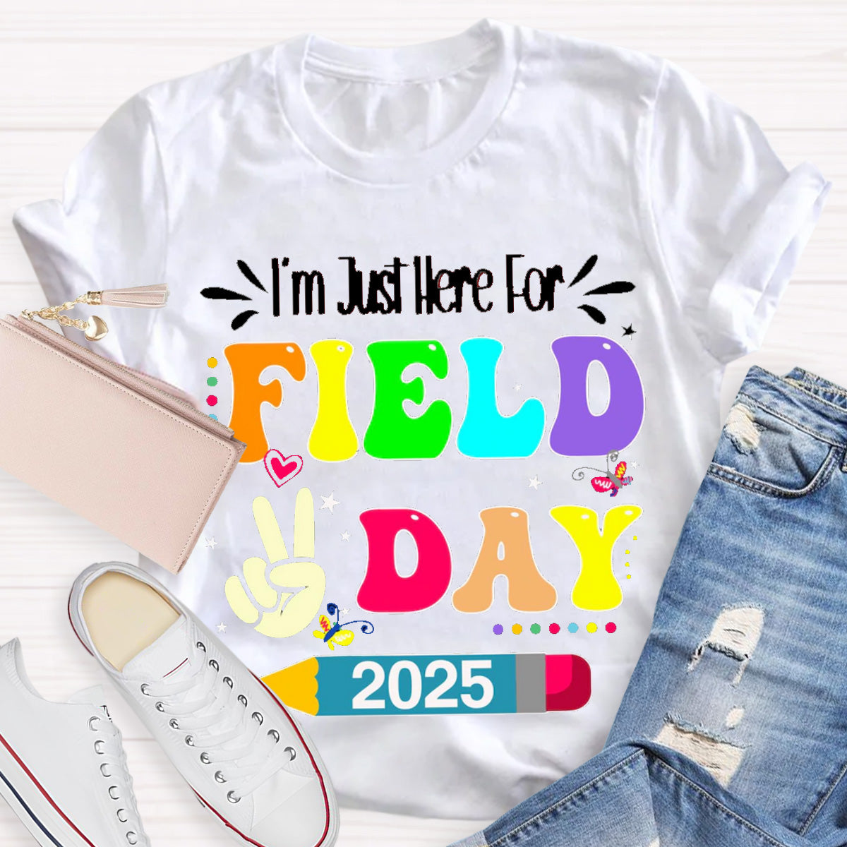Personalize Year Field Day Teacher T-Shirt