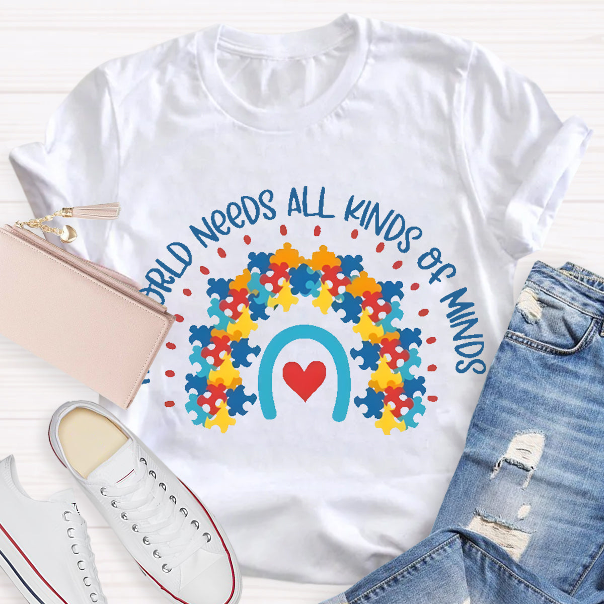 The World Needs All Kinds of Minds  T-Shirt