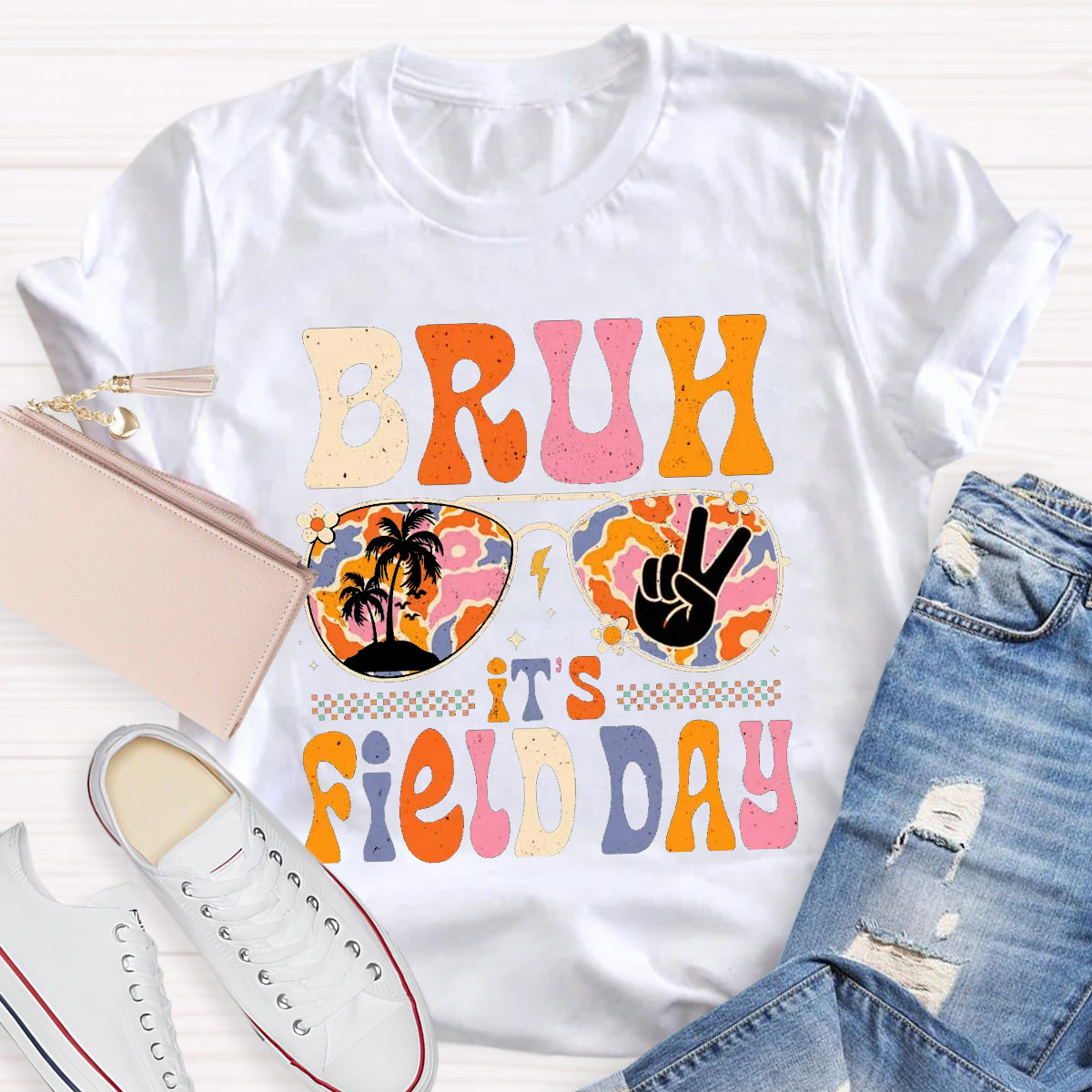 Bruh It's Field Day Teacher T-Shirt