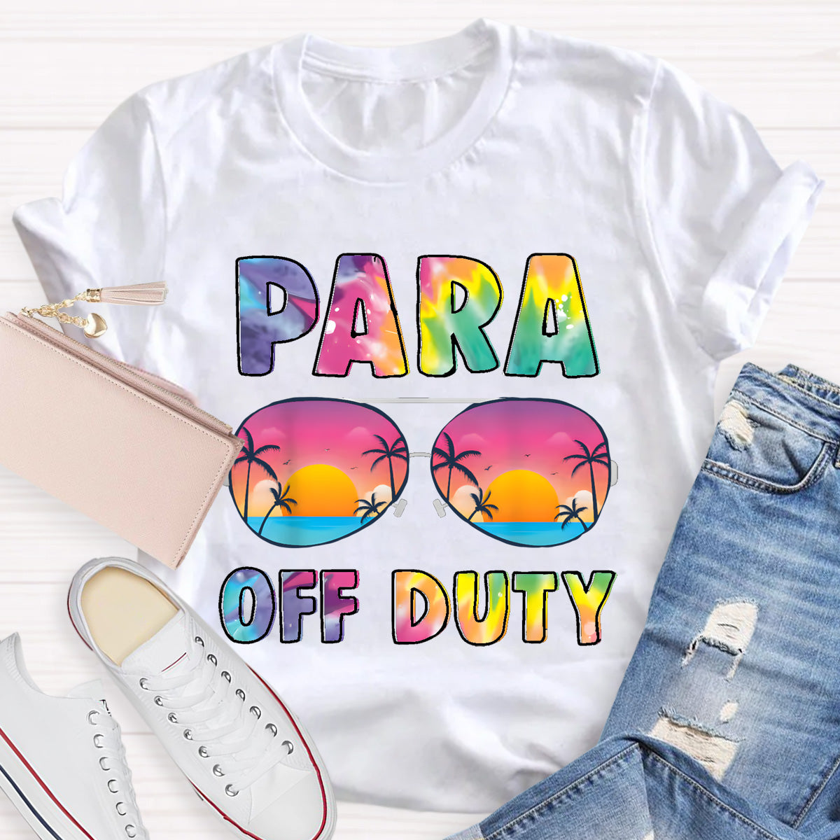 Para Off  Duty Teacher T-Shirt