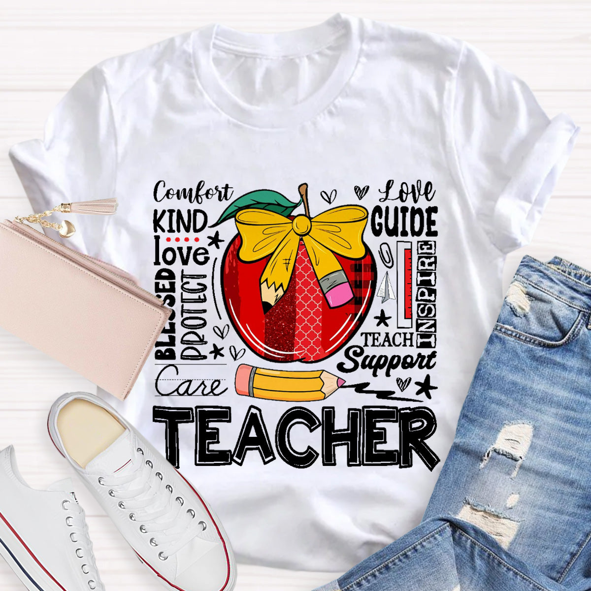 Teacher Caring And Be Kind For Students T-Shirt