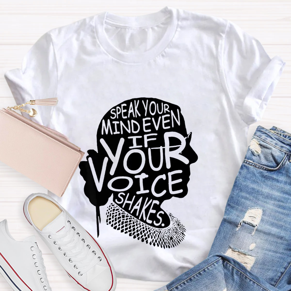 Speak Your Mind Even If Your Voice Shakes T-Shirt