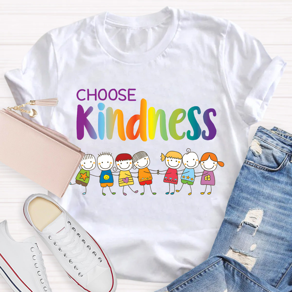 Choose Kindness Pretty Kids T-Shirt