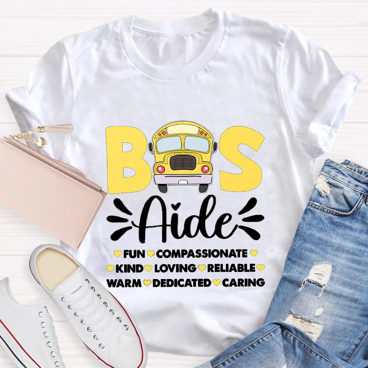Bus Aide Fun Compassionate T-Shirt