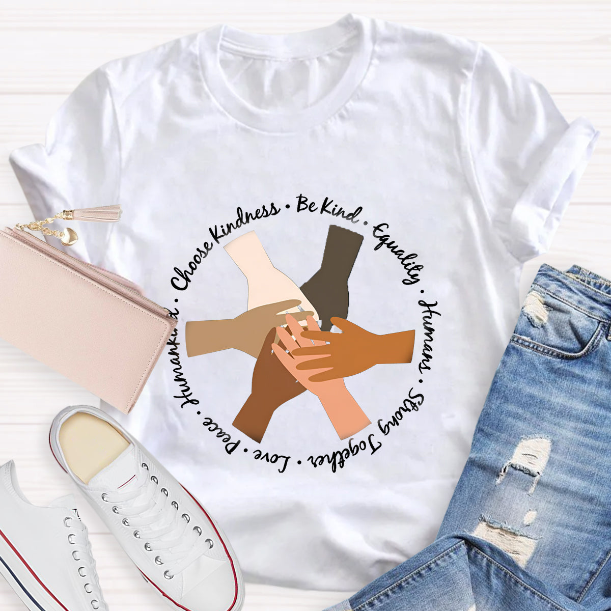 Be Kind Choose Kindness Teacher T-Shirt
