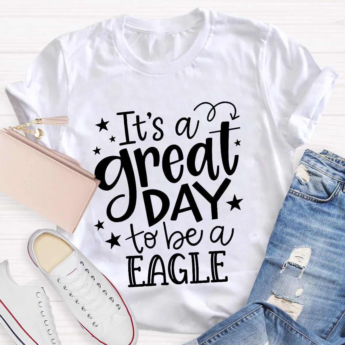 Personalized Mascot It's A Great Day To Be A Bulldog Teacher T-Shirt