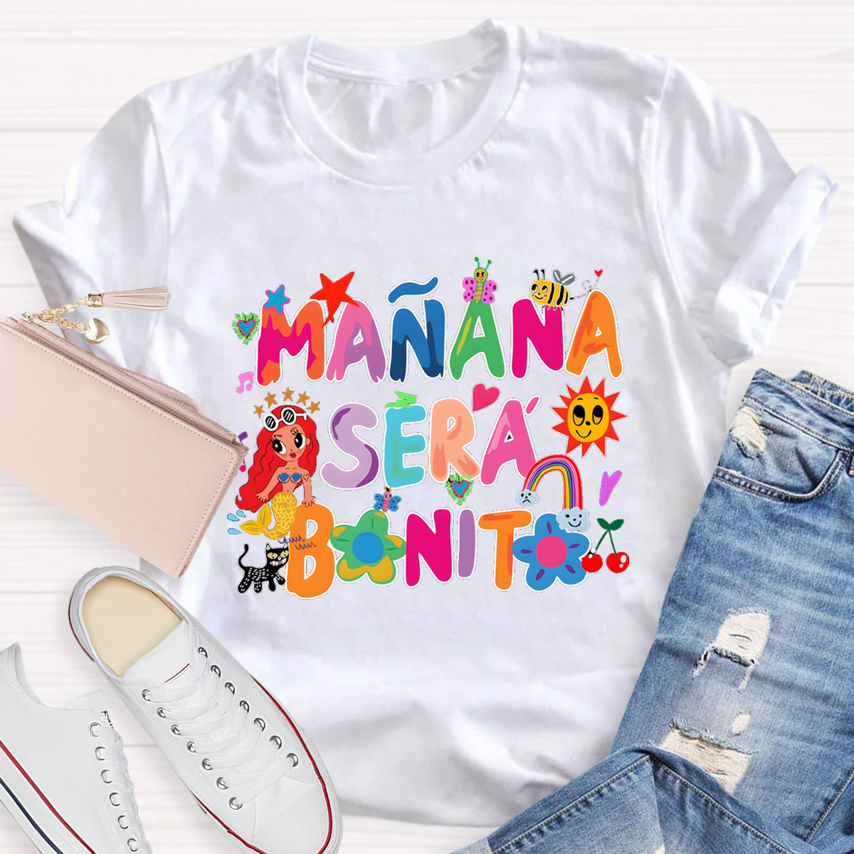 Mañana Sera Bonito Spanish Teacher T-Shirt