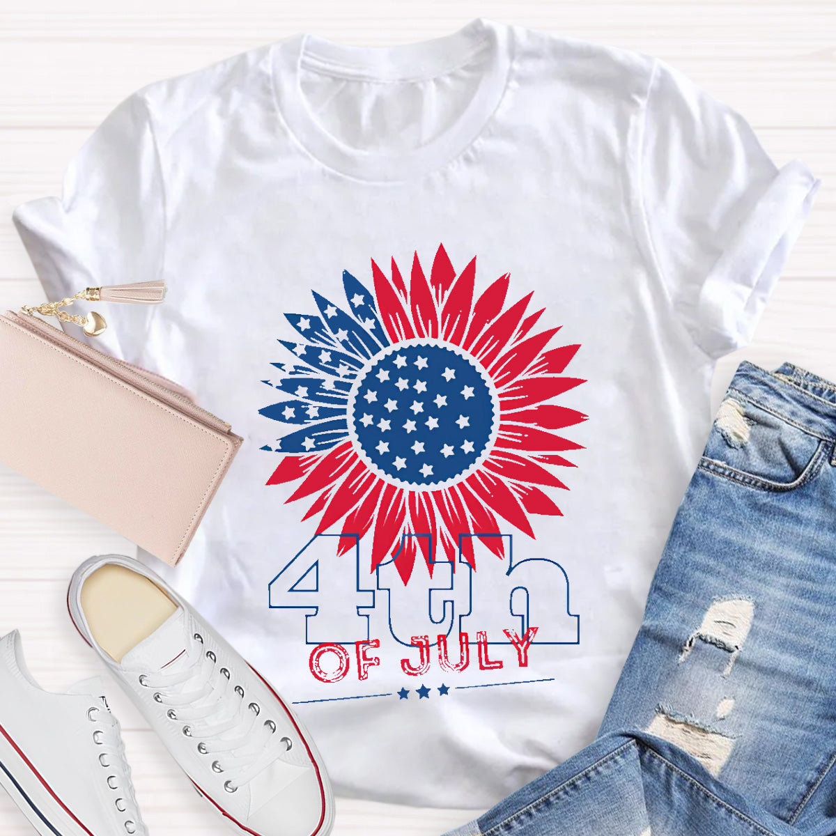 4Th Of July Teacher T-Shirt