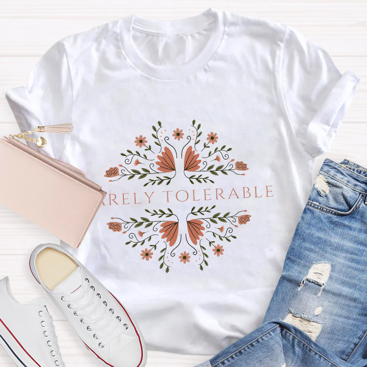 Barely Tolerable Pride And Prejudice Teacher T-Shirt