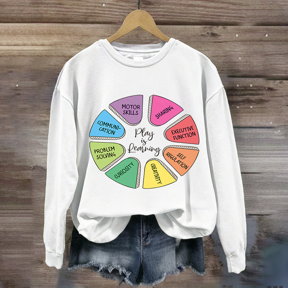 Play Is Learning More Skills Sweatshirt