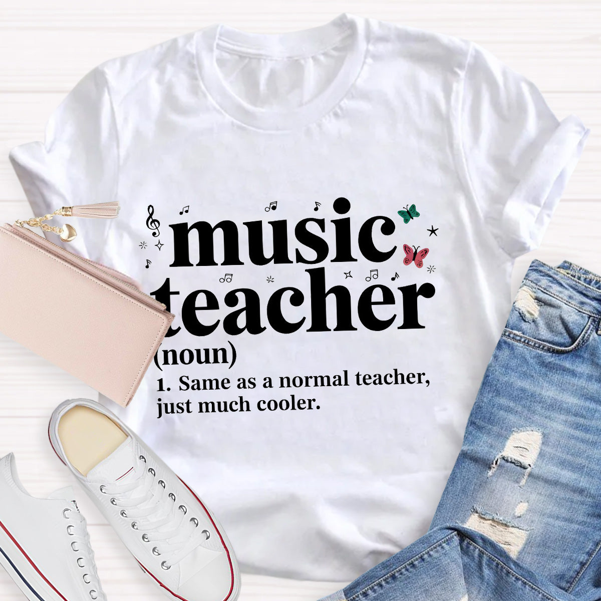 Music Teacher Just Much Cooler Teacher T-Shirt