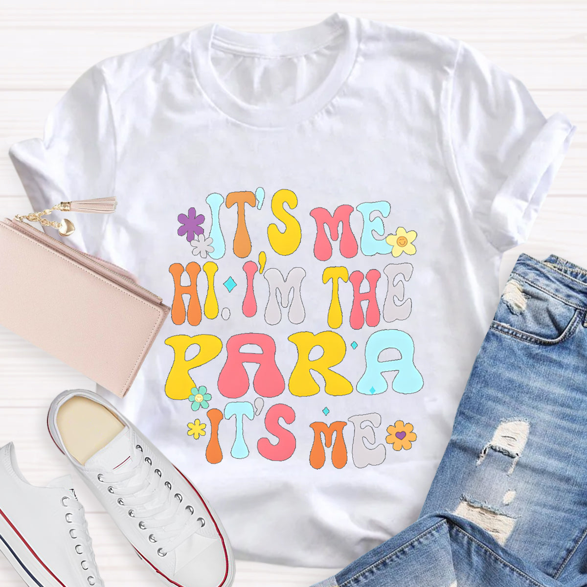 It's Me Hi I'm The PARA it's meTeacher T-Shirt