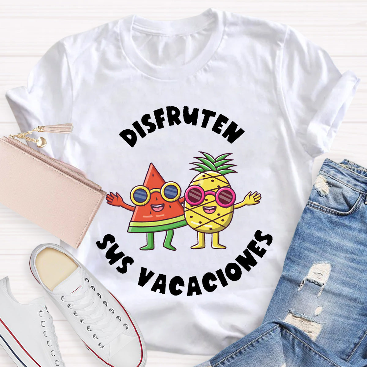 Disfruten Sus Vacaciones Spanish Teacher T-Shirt