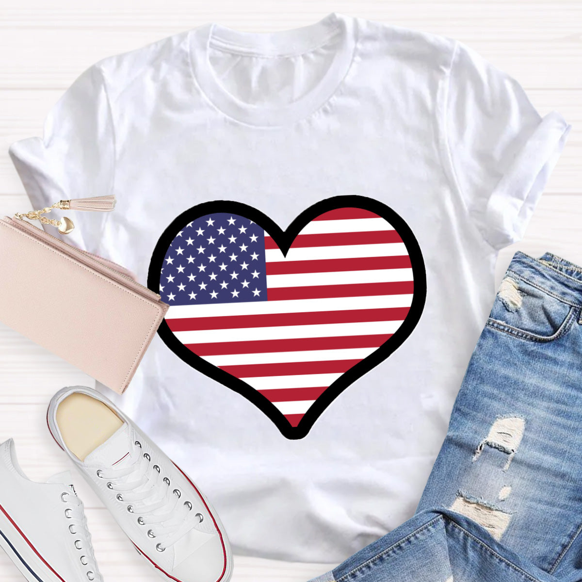 American Heart Teacher T-Shirt