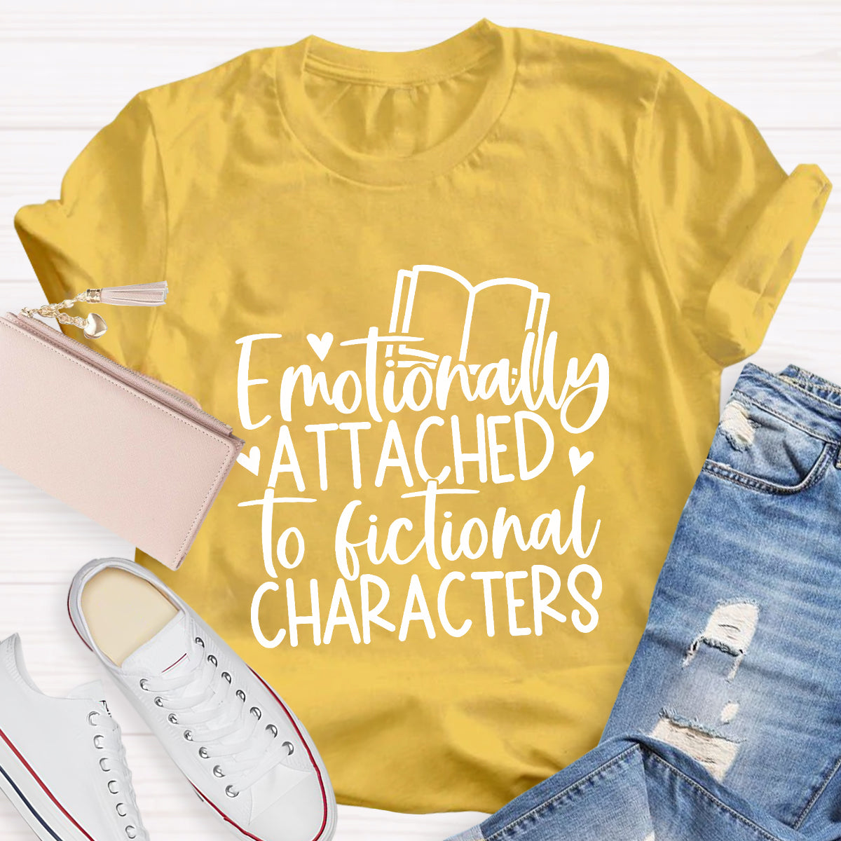 Emotionally Attached to Fictional Characters T-Shirt
