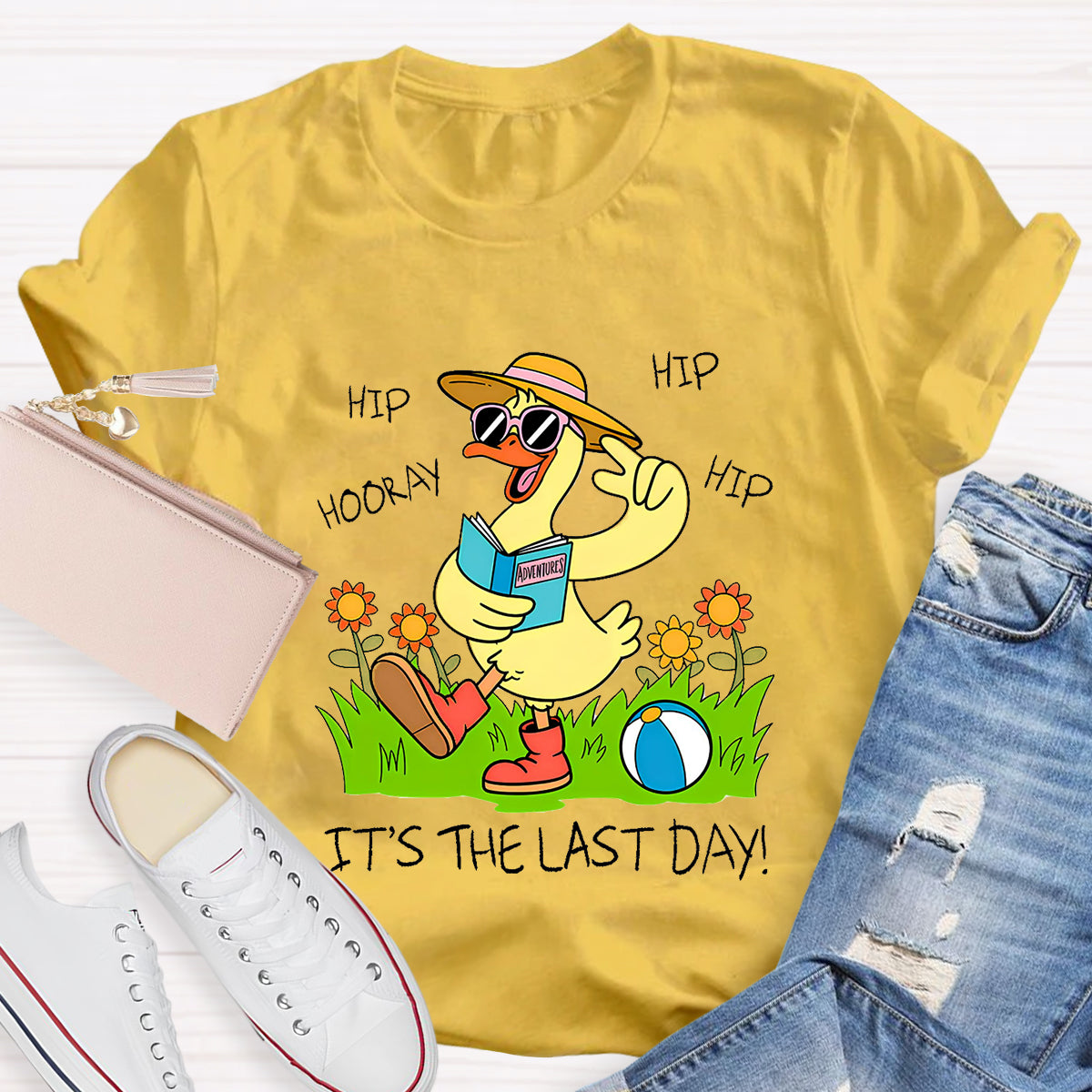 Hip Hooray It's The Last Day Funny Durk T-Shirt