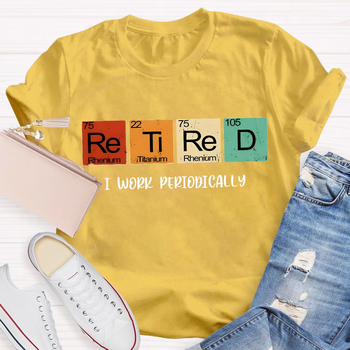 Retired I Work Periodically Teacher T-Shirt