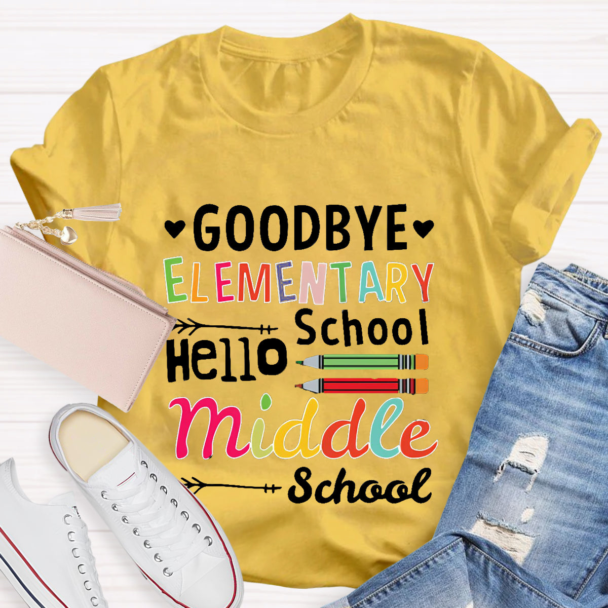 Hello Middle School Teacher T-Shirt