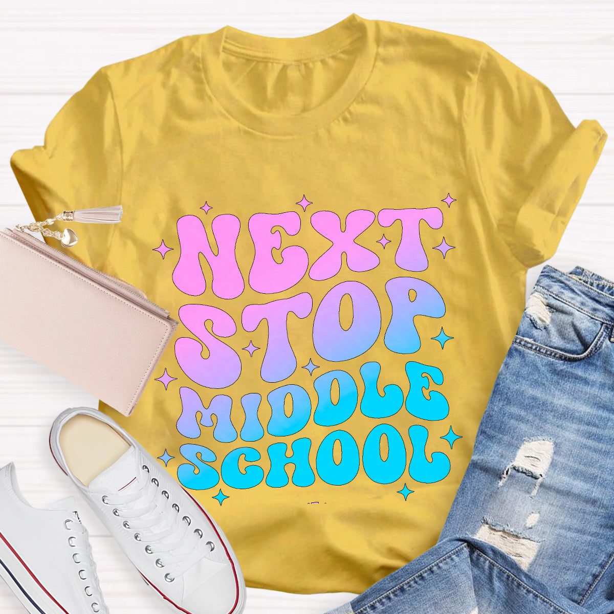 Next Stop Middle School Teacher T-Shirt