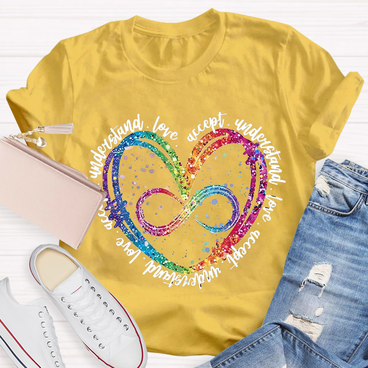 Understand Love Accept Teacher T-Shirt